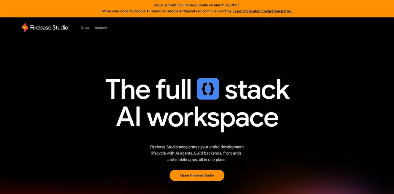 Firebase Studio