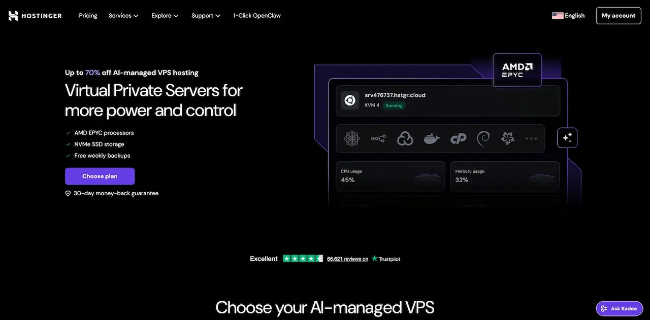Hostinger VPS n8n