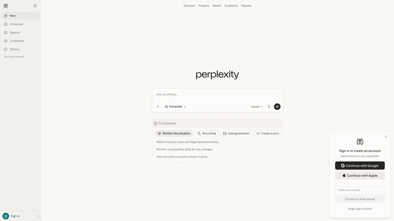 Perplexity Computer
