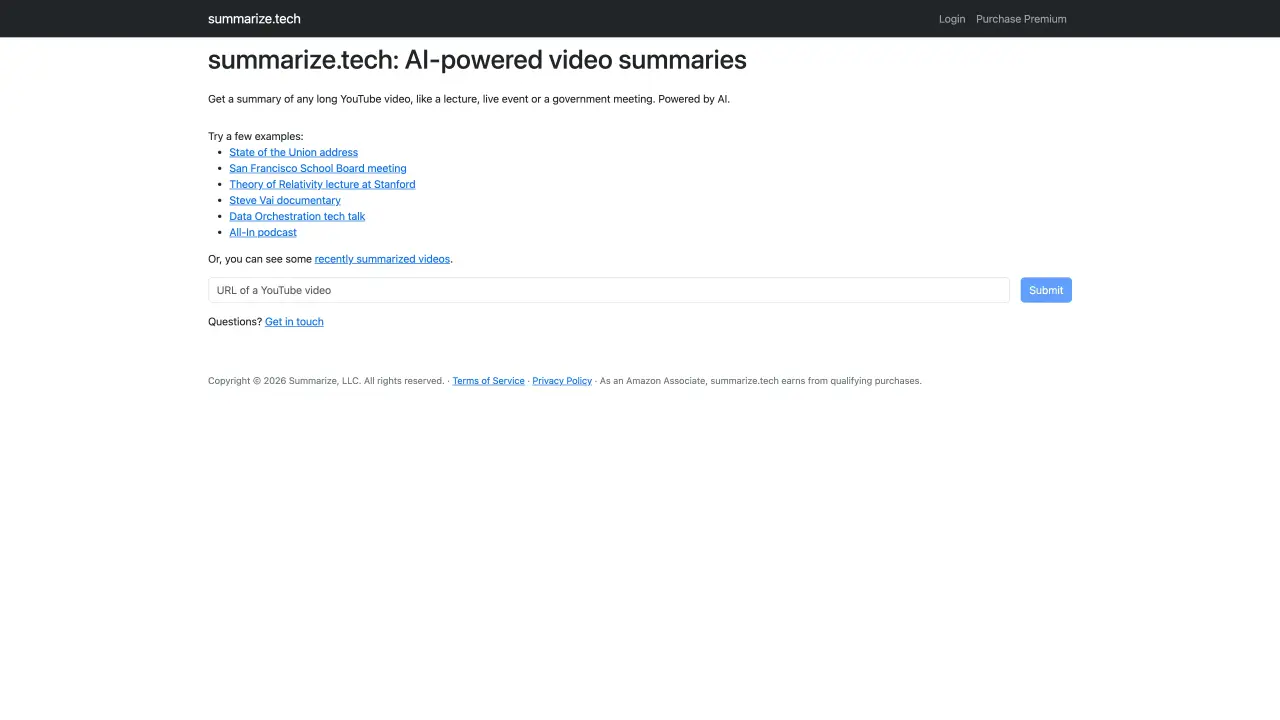 Summarize.tech
