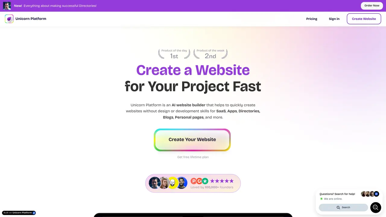 Unicorn Platform