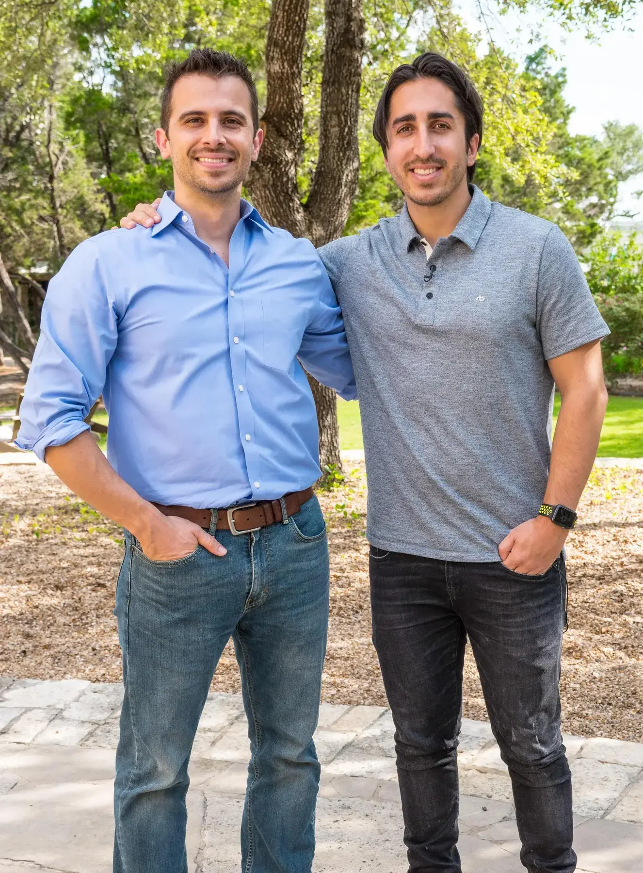 Navid Moazzez and Ryan Levesque in Austin