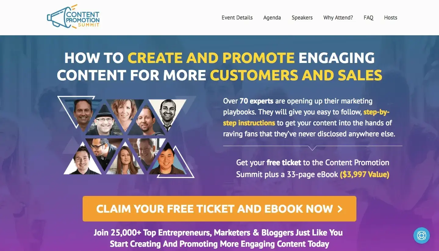 Content Promotion Summit, Cody Lister, best virtual event examples