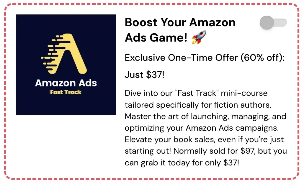 Making money from virtual events: Brian Berni’s Fiction Marketing Academy bump offer