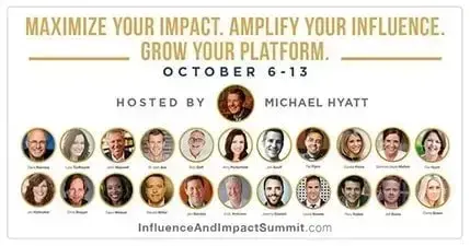Influence & Impact Summit, Michael Hyatt, best virtual event examples