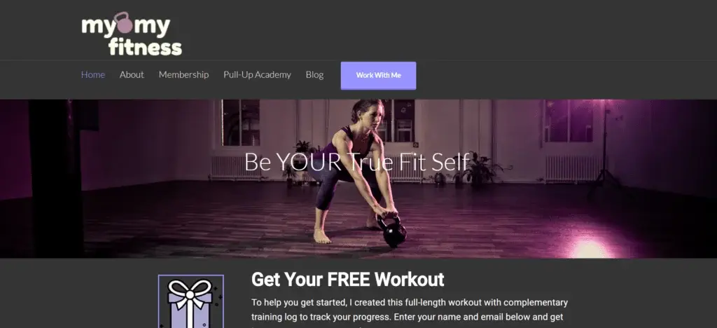 MyOMy Fitness, Marianne Kane's kettlebell membership