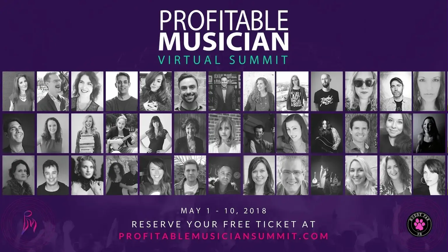 Profitable Musician Virtual Summit, Bree Noble, best online event examples