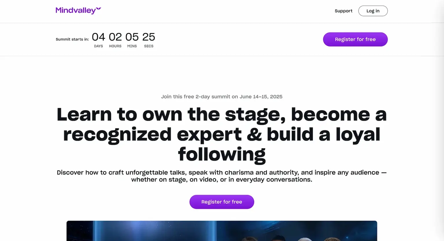 Speaking & Influence Summit, Best virtual event examples, Mindvalley