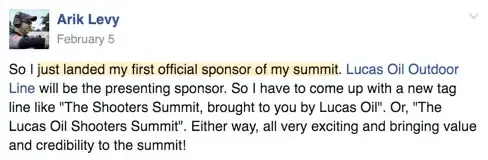 How to monetize virtual events: Arik Levy’s Shooters Summit sponsor