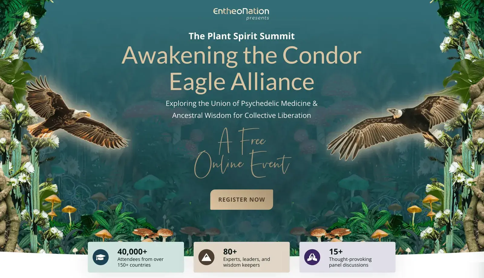 The Plant Spirit Summit, best virtual event examples, Lorna Li virtual summit