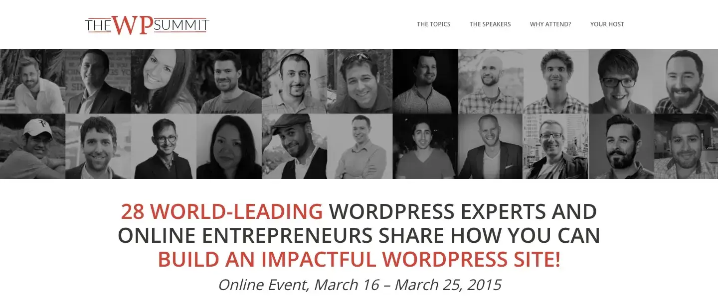 The WP Summit, Best virtual event examples, Jan Koch first summit