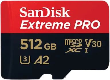 SanDisk Extreme PRO microSDXC UHS-I Memory Card 512 GB