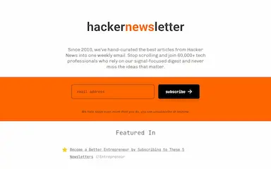 Hacker Newsletter