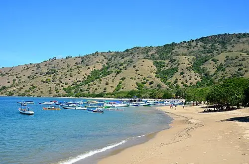 Komodo Island, Indonesia, warm water in December