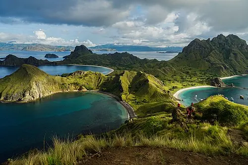 Padar Besar Island, Indonesia, warm water in December