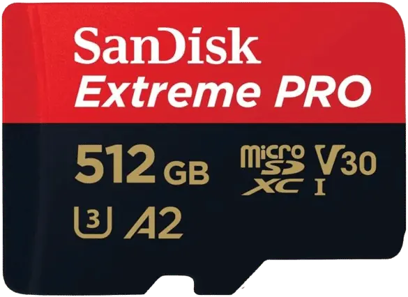 SanDisk Extreme PRO microSDXC UHS-I Memory Card 512 GB