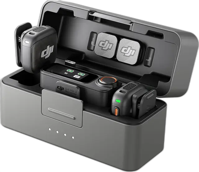 DJI Mic 3 Combo (2 TX + 1 RX + Charging Case)