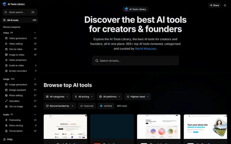 AI Tools Library