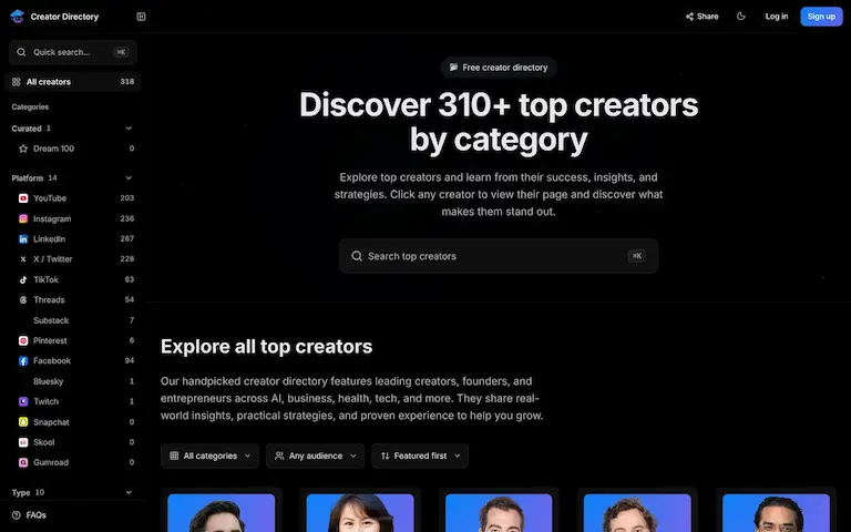 Creator Directory