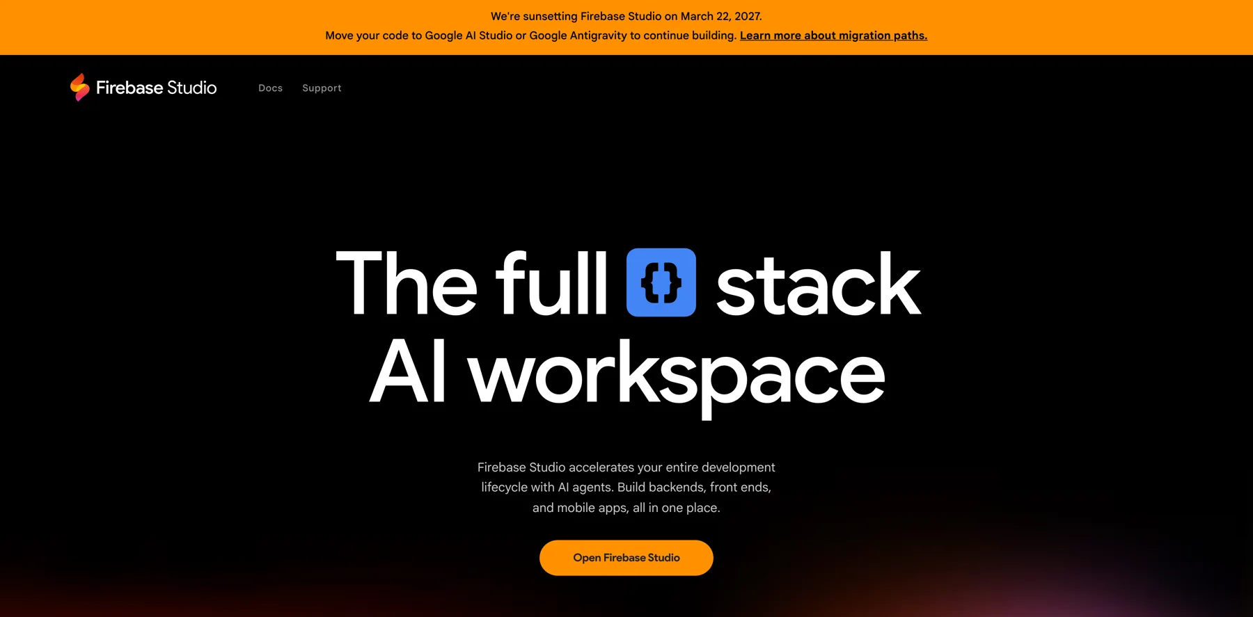 Firebase Studio