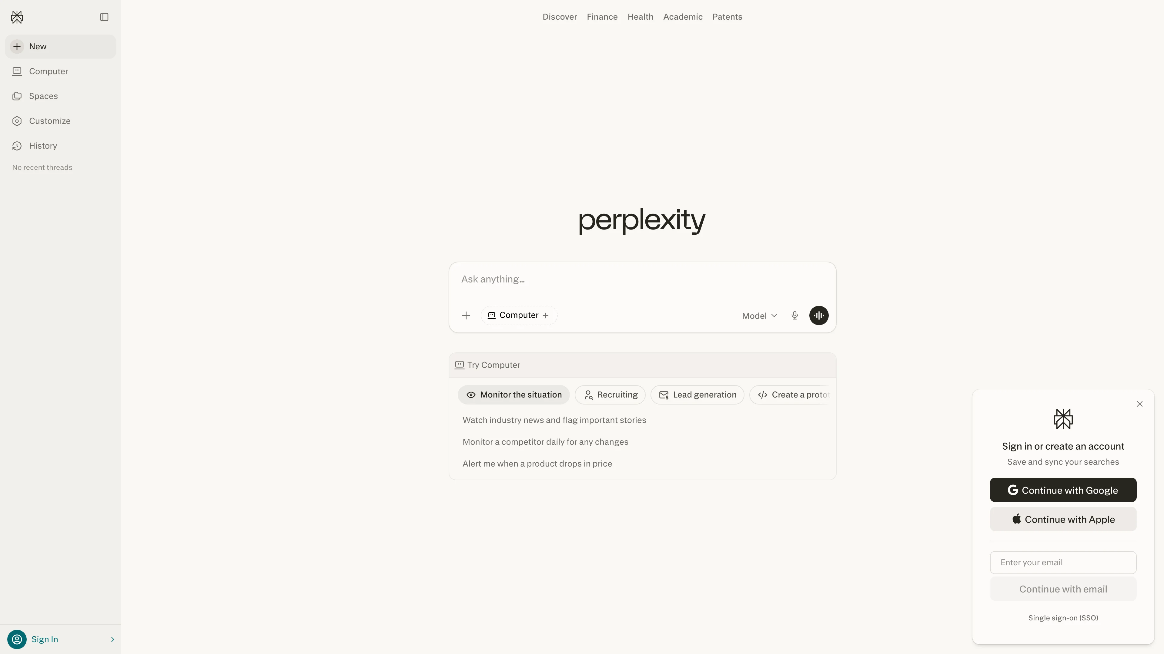 Perplexity Computer
