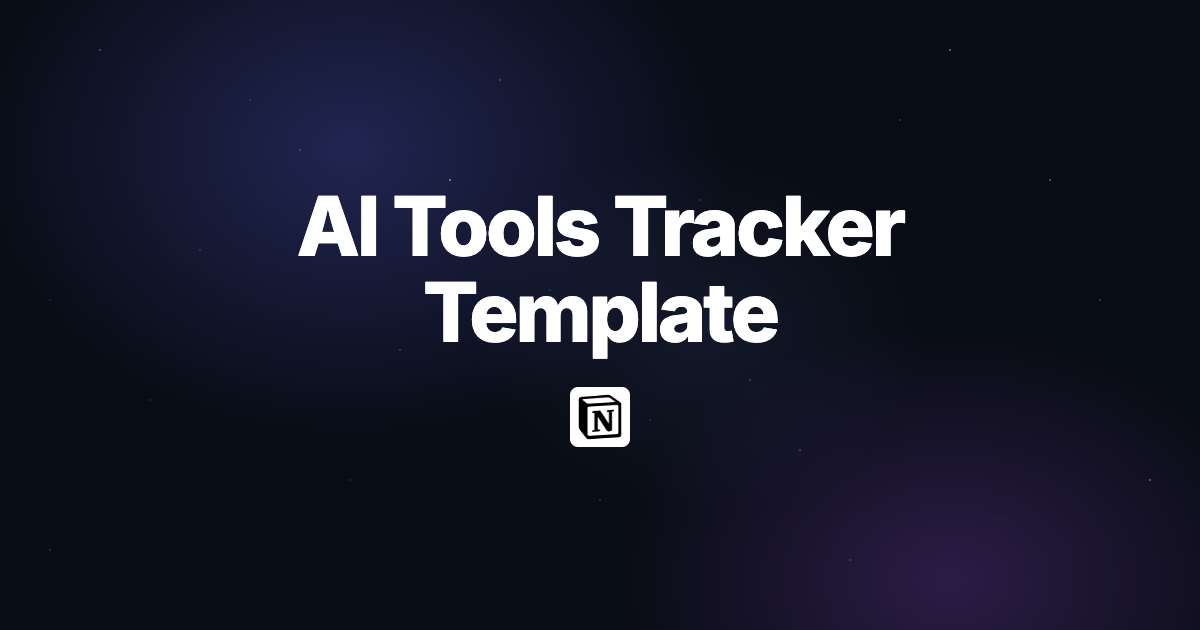 AI Tools Tracker Template
