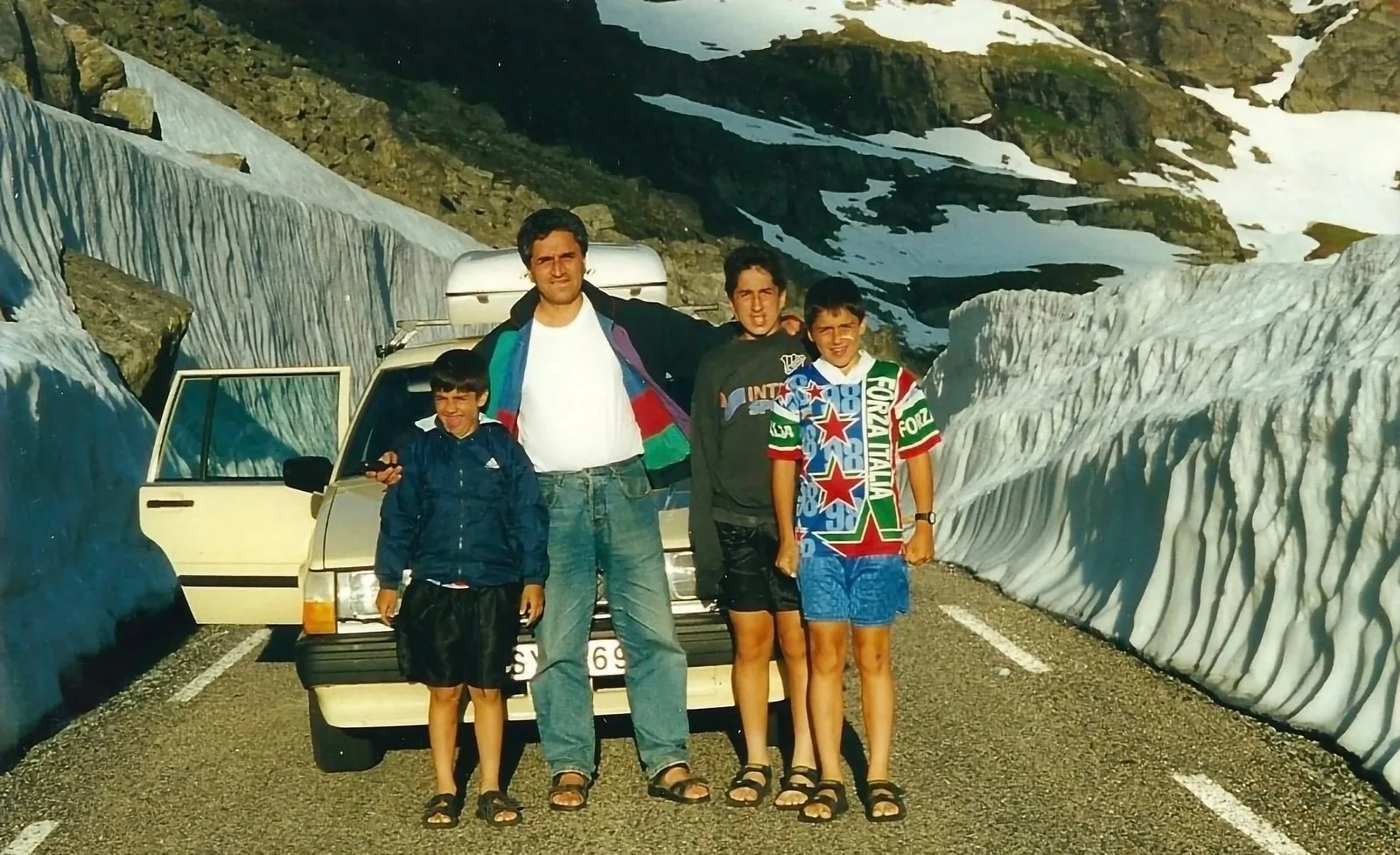 Navid Moazzez Norway Trip as a kid with his family