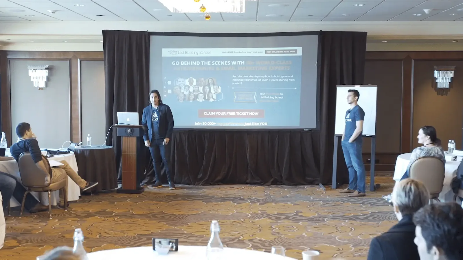 How to build relationships with influencers - Navid Moazzez speaking at Ryan Levesque's mastermind event