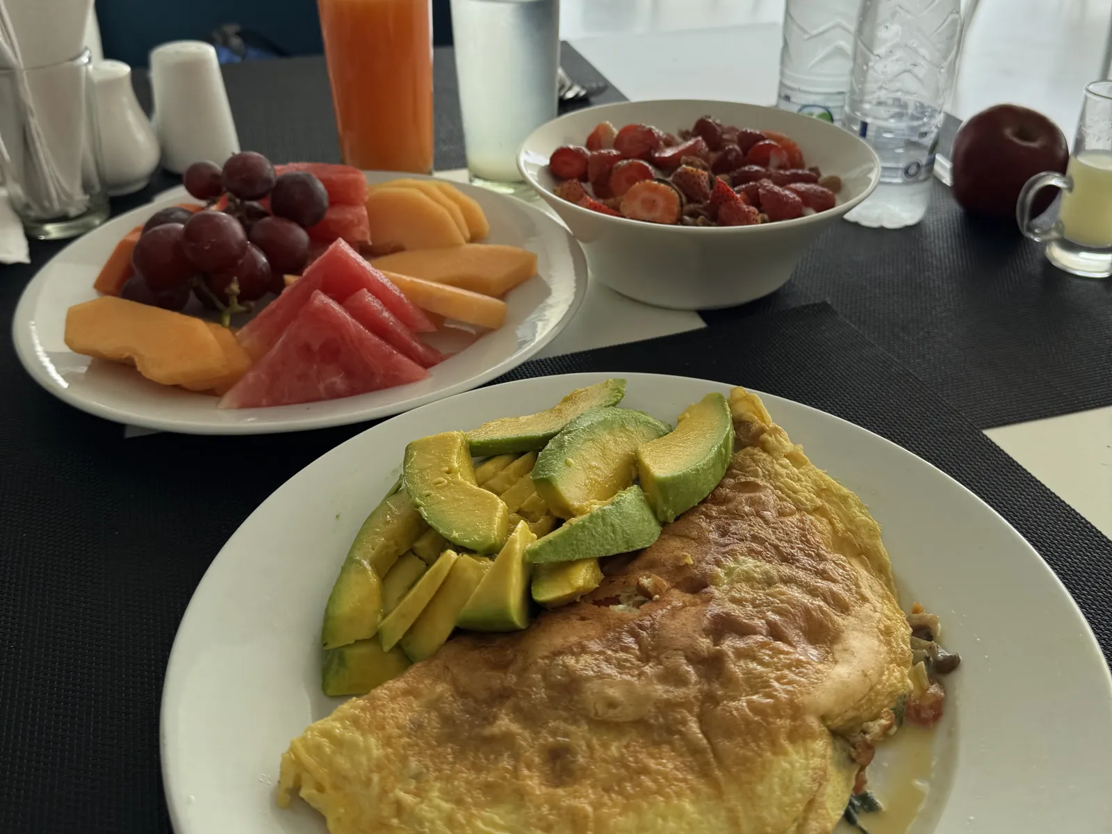 Breakfast by the pool