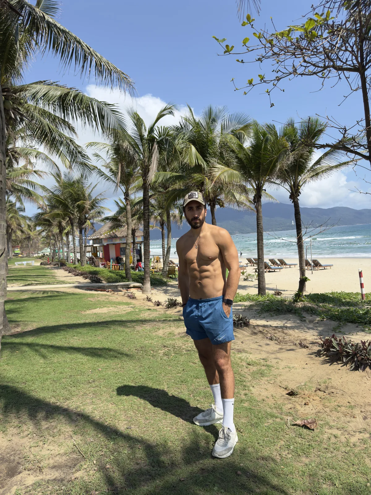 Me on My Khe Beach in Da Nang, February 17, 2025