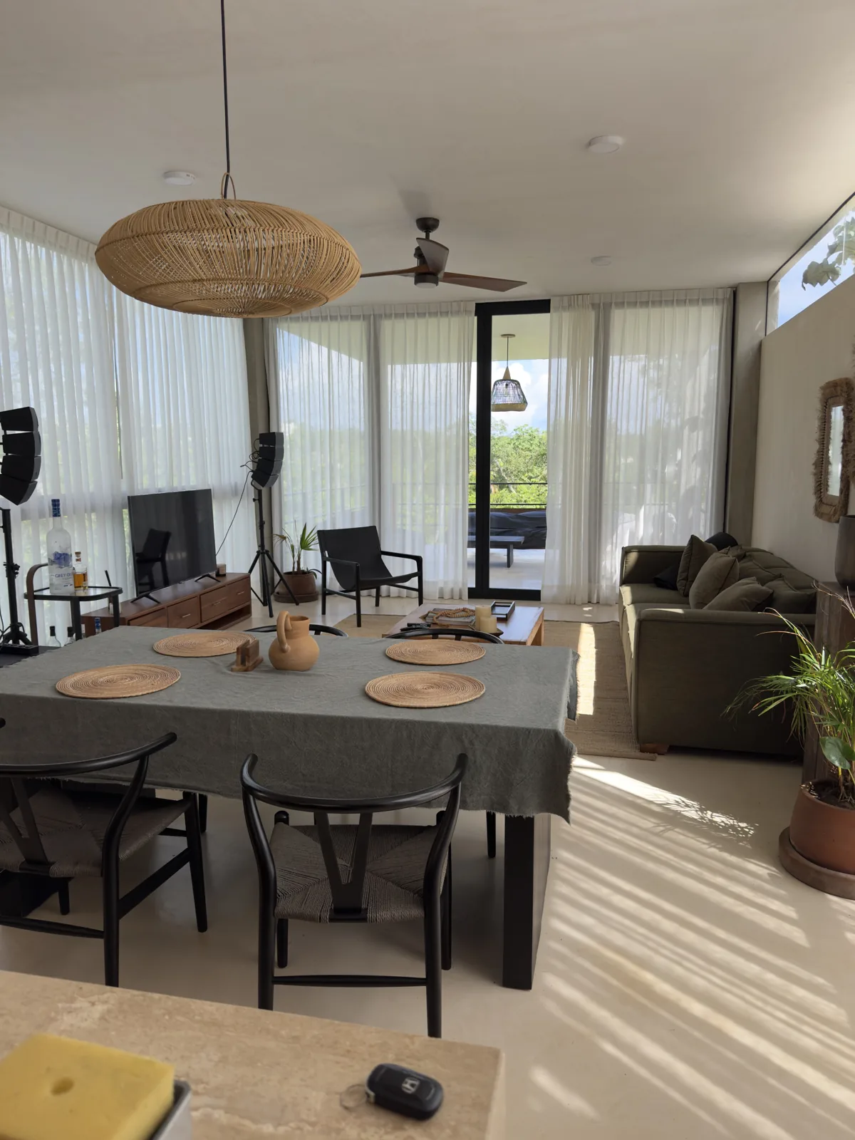 An apartment I rented in Tulum, October 25, 2025