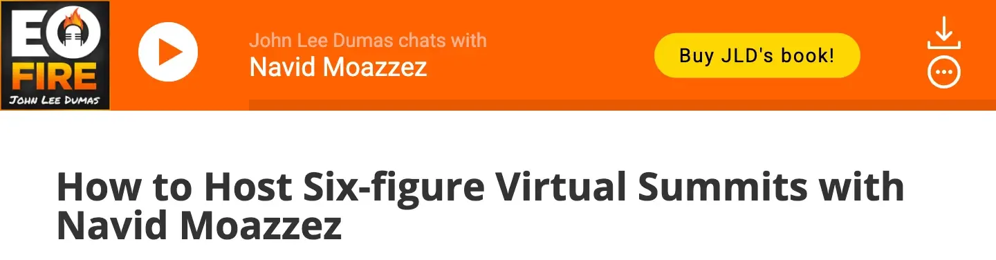 How to build relationships with influencers - Navid Moazzez guest on Entrepreneurs on Fire podcast