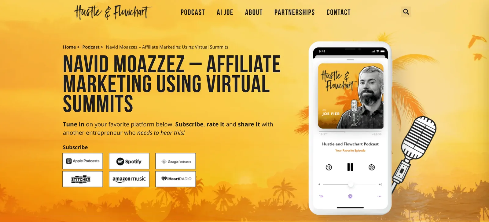 How to build relationships with influencers - Navid Moazzez guest on Hustle and Flowchart Podcast