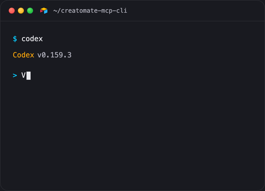 Illustrated Creatomate workflow using the shared navid.me terminal
