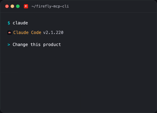 Illustrated Firefly workflow in the same terminal component used on navid.me