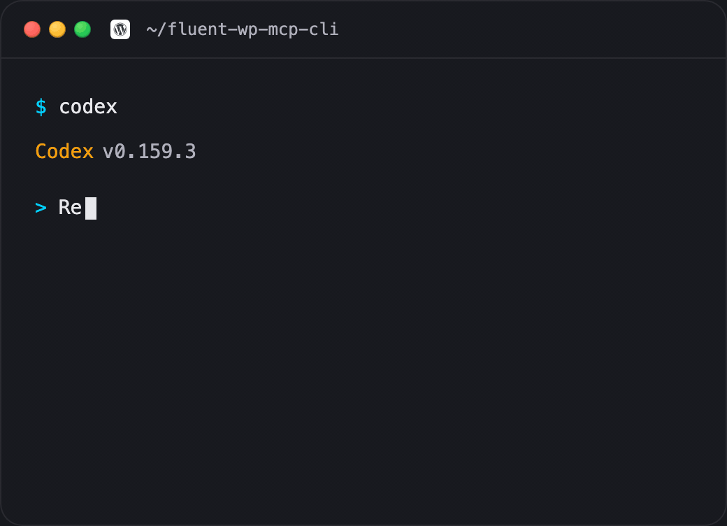Illustrated Fluent WordPress workflow using the shared navid.me terminal