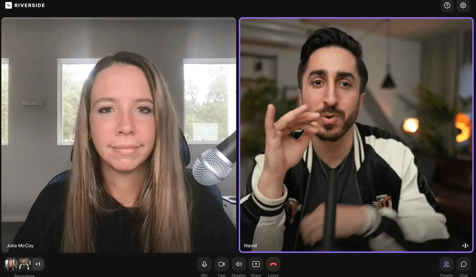 How to build relationships with influencers - virtual summits - Navid Moazzez and Julia McCoy interview
