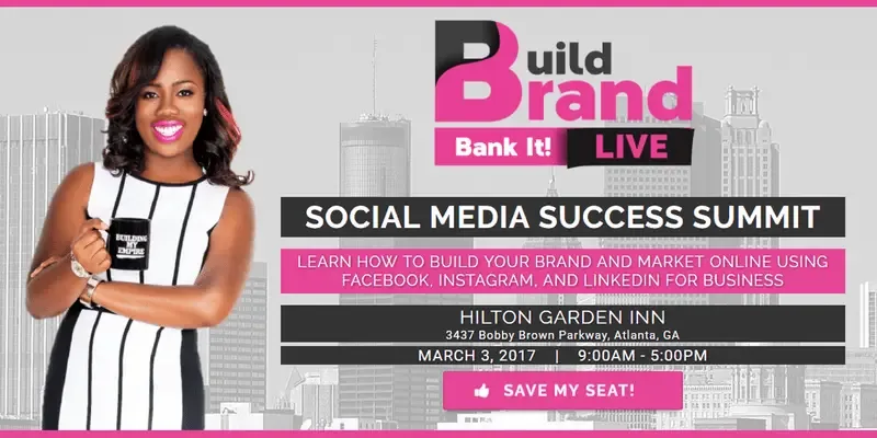 Build. Brand. Bank It Summit, Shade Adu, best virtual event examples
