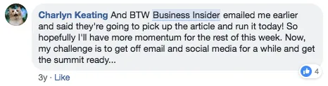 Best virtual event examples, Charlyn Keating Appreneur Summit featured in Business Insider