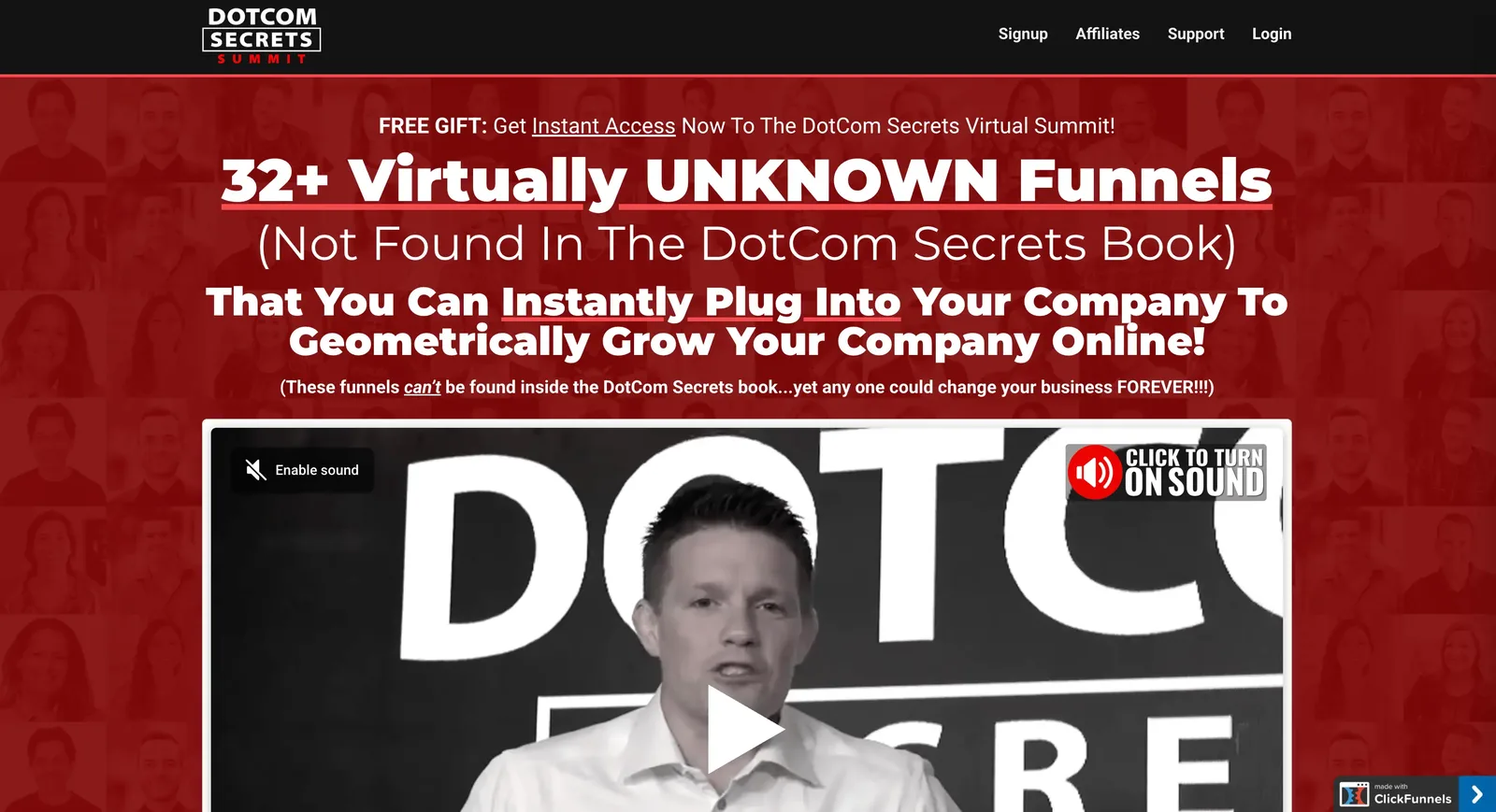 DotCom Secrets Virtual Summit, best virtual event examples