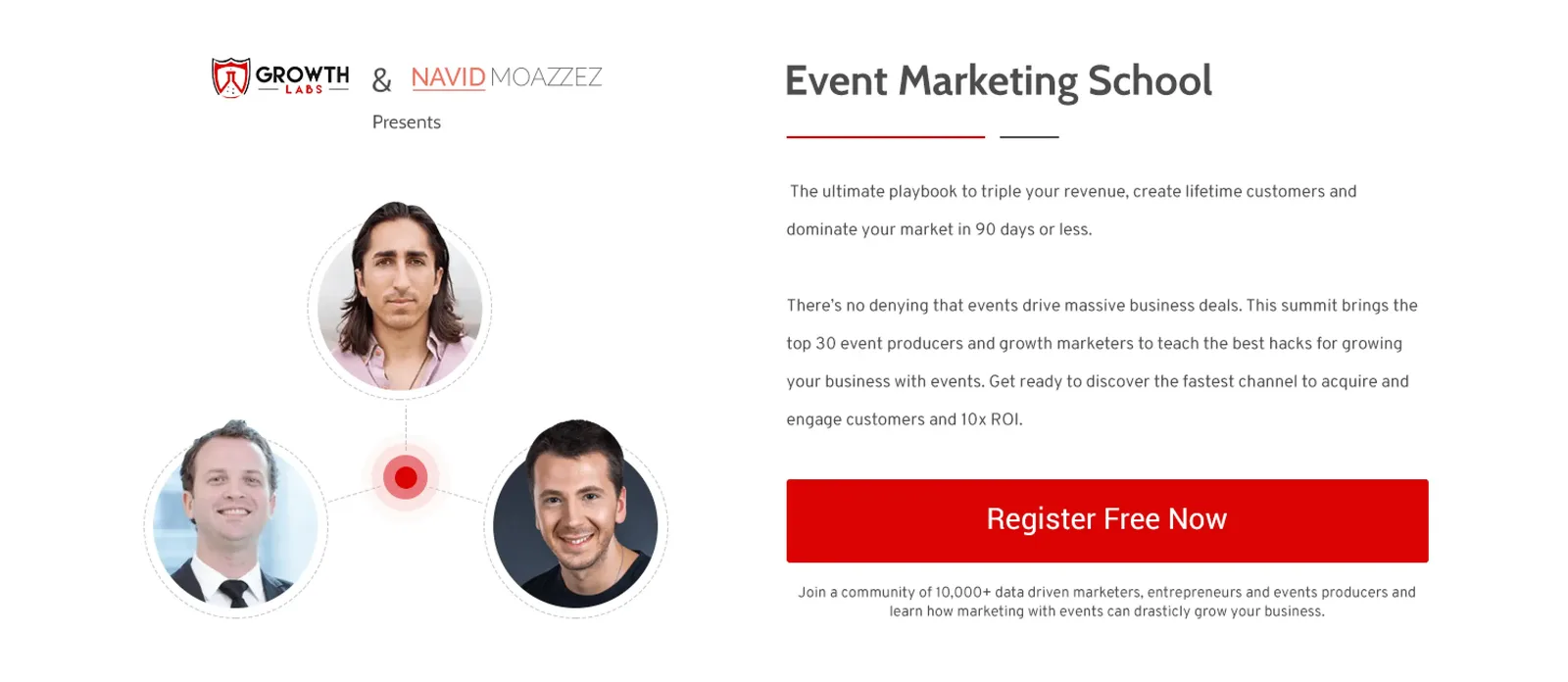 Best online event examples, Event Marketing School summit