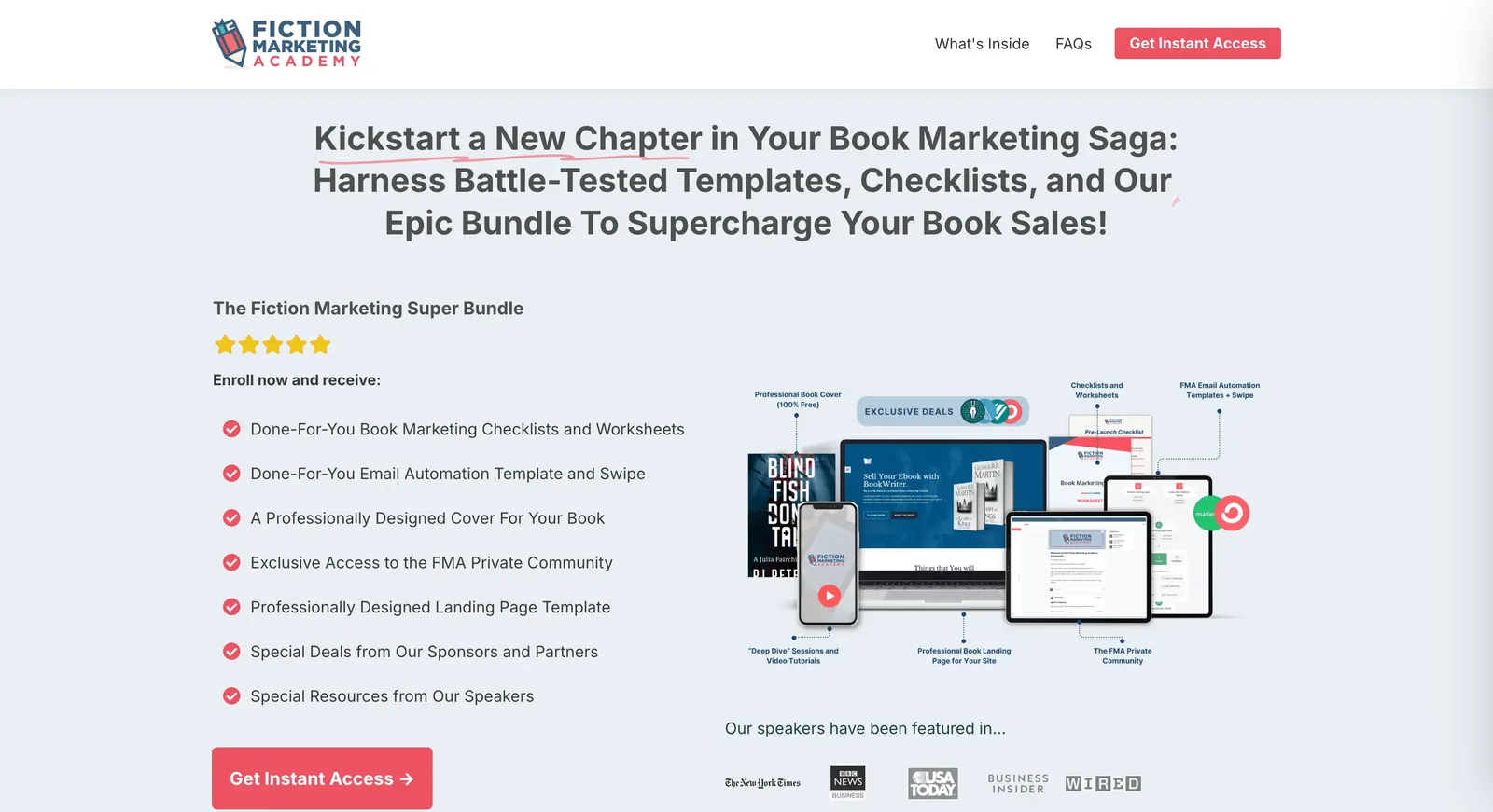 How to monetize virtual events: Brian Berni’s Fiction Marketing Academy bundle