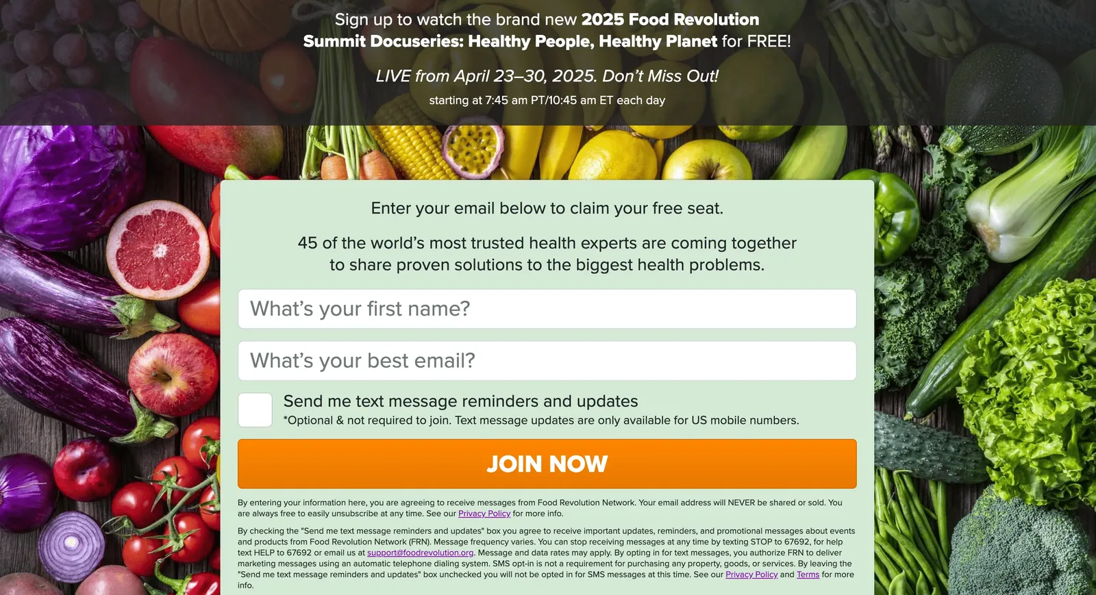 Food Revolution Summit 2025, benefits of virtual events, scalability