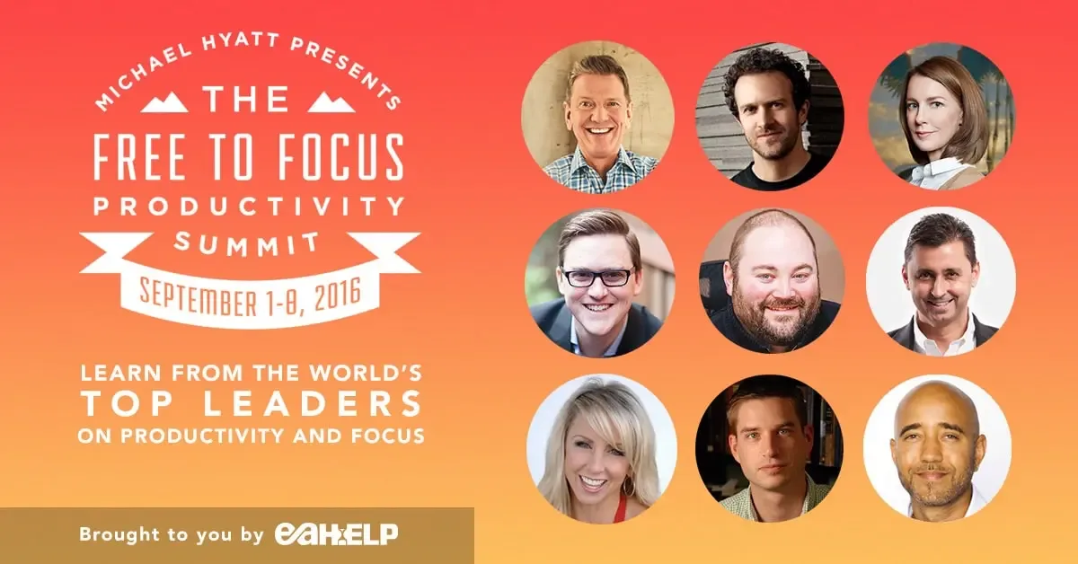 Free to Focus Productivity Summit, Michael Hyatt, best virtual event examples