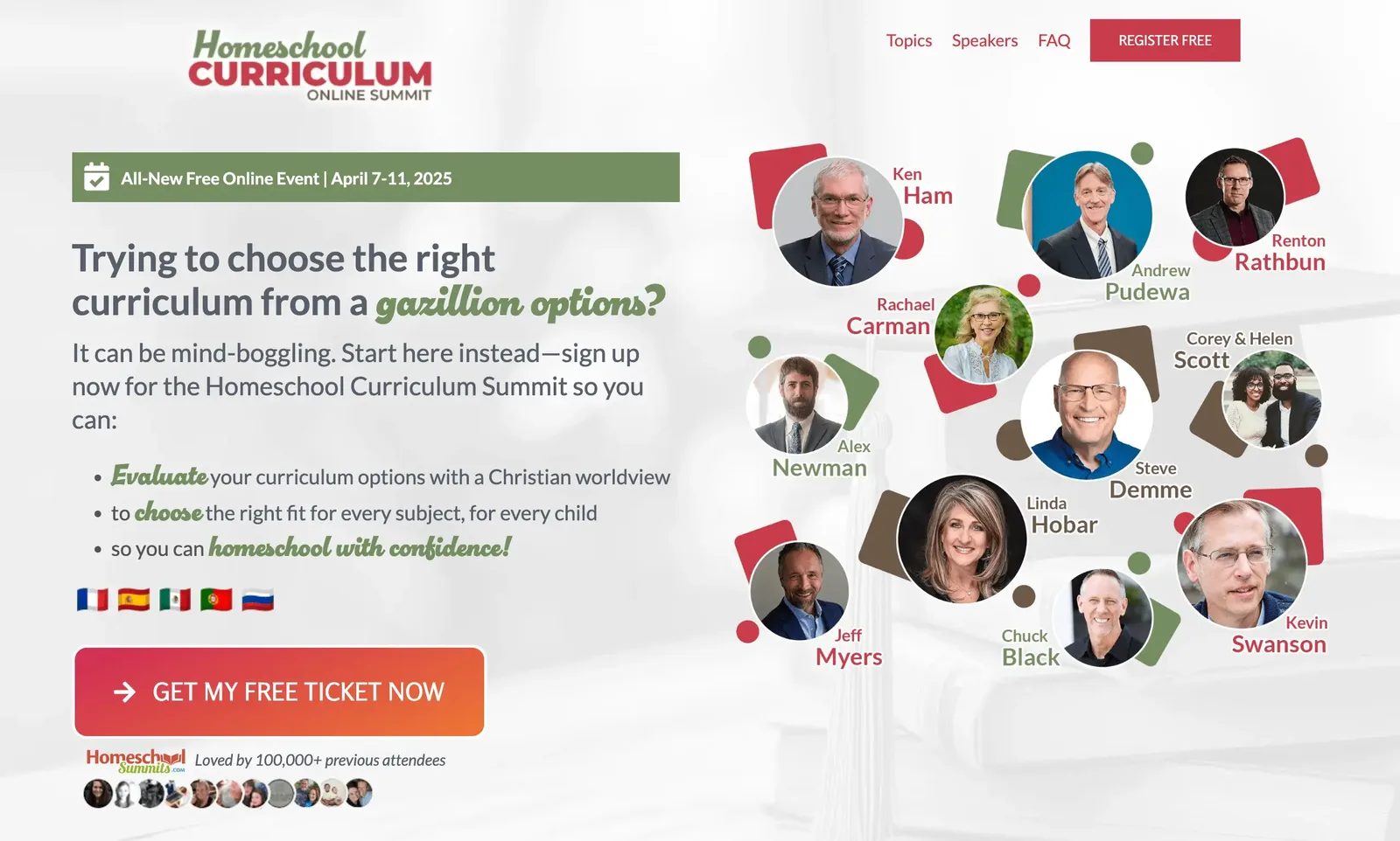 Homeschool Curriculum Summit, best virtual event examples