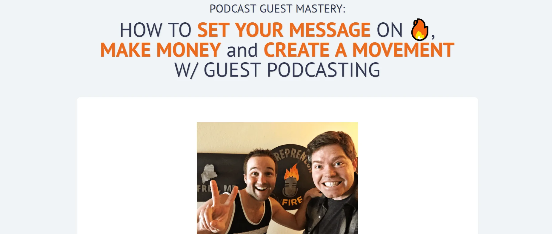 Make Money Podcasting Podcast Guest Mastery Course