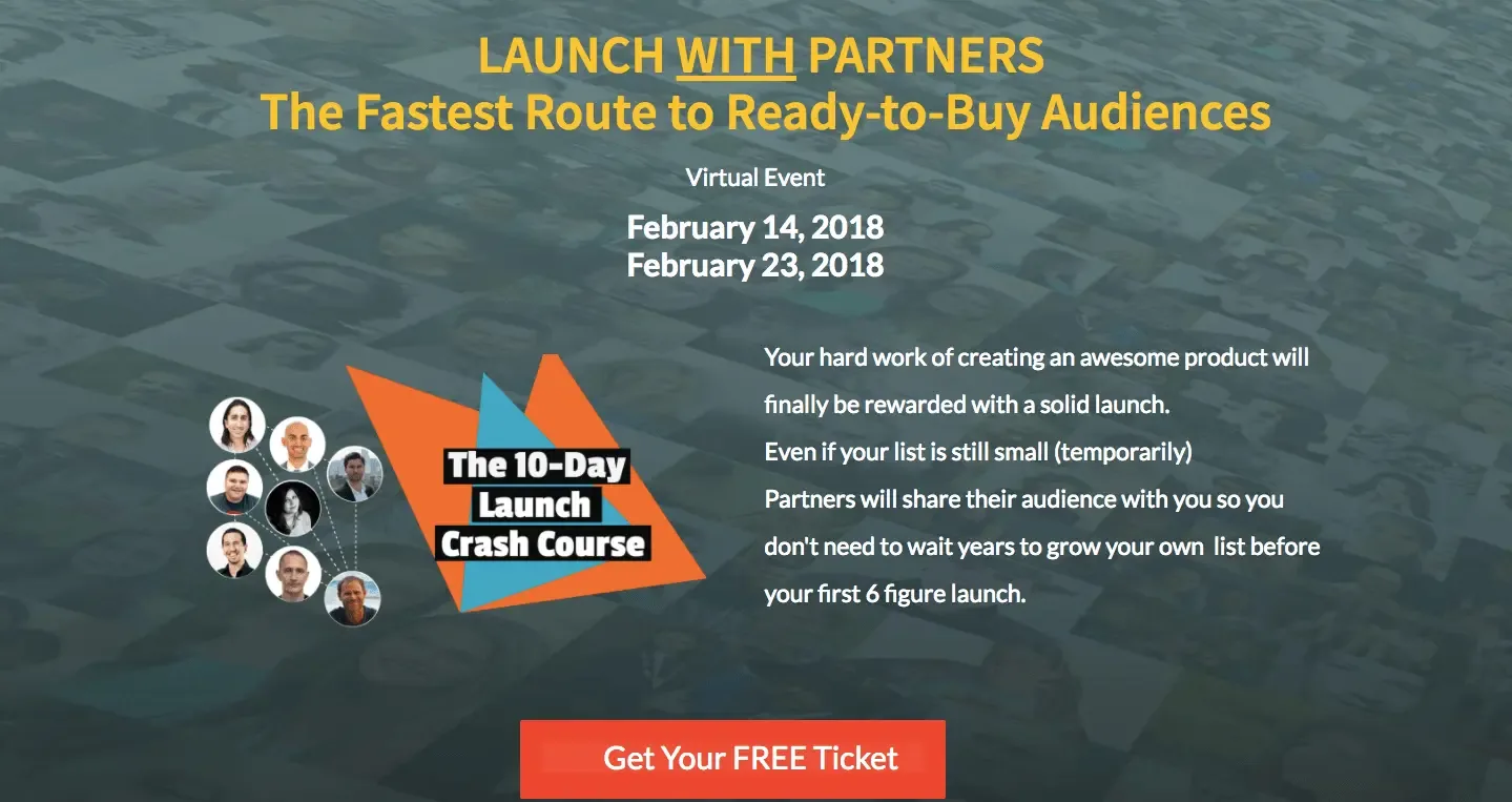 Launch With Partners Summit, Ciprian Soleriu, best online event examples