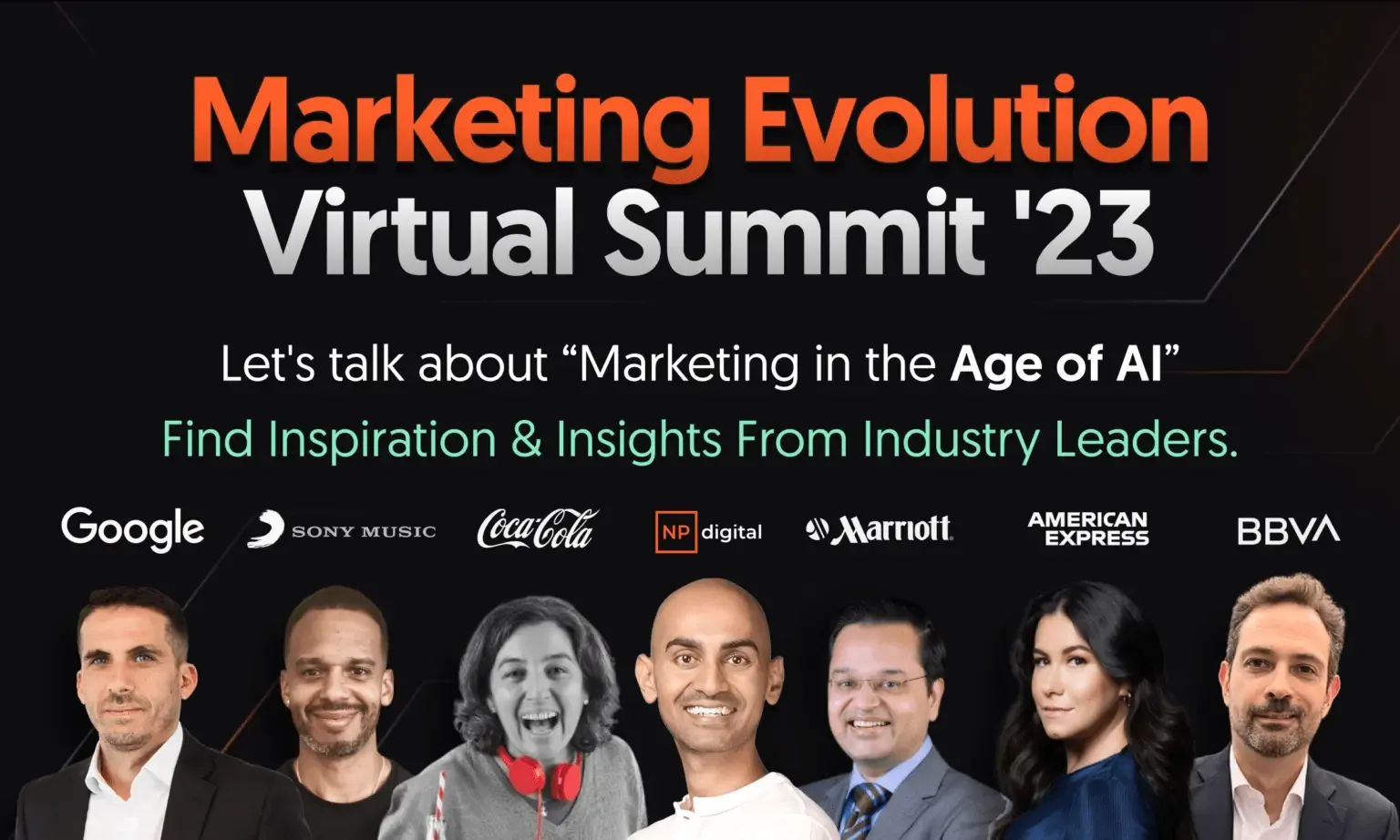 Marketing Evolution Virtual Summit, Neil Patel NP Digital, best virtual event examples