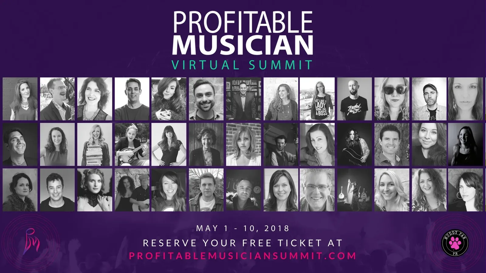 Profitable Musician Virtual Summit, Bree Noble, best online event examples