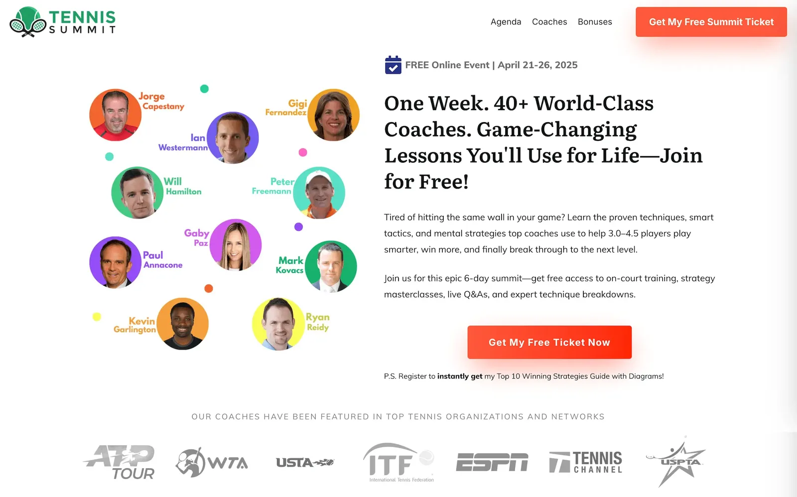 Best virtual event examples, Tennis Files Summit, Mehrban Iranshad